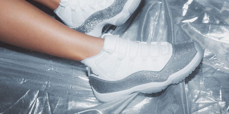 Jordan 11 clearance silver