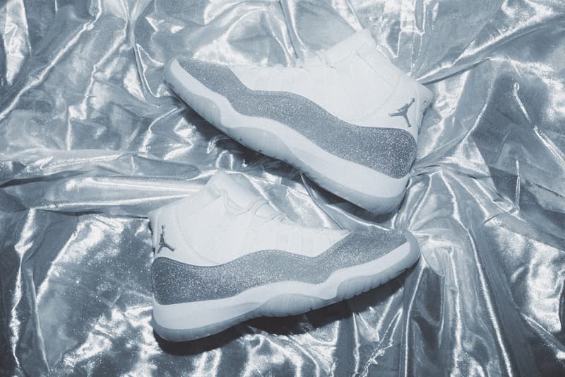 glitter 11s silver