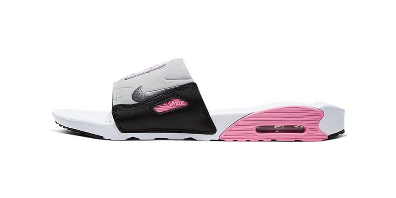 Nike air hot sale sliders pink