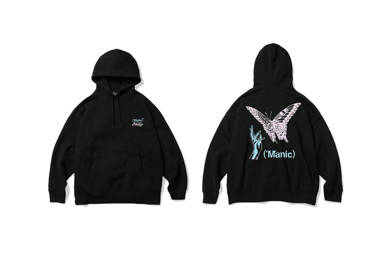 HALSEY TYE DYE BLACK & BLUE MANIC WORLD outlet TOUR HOODIE-SMALL