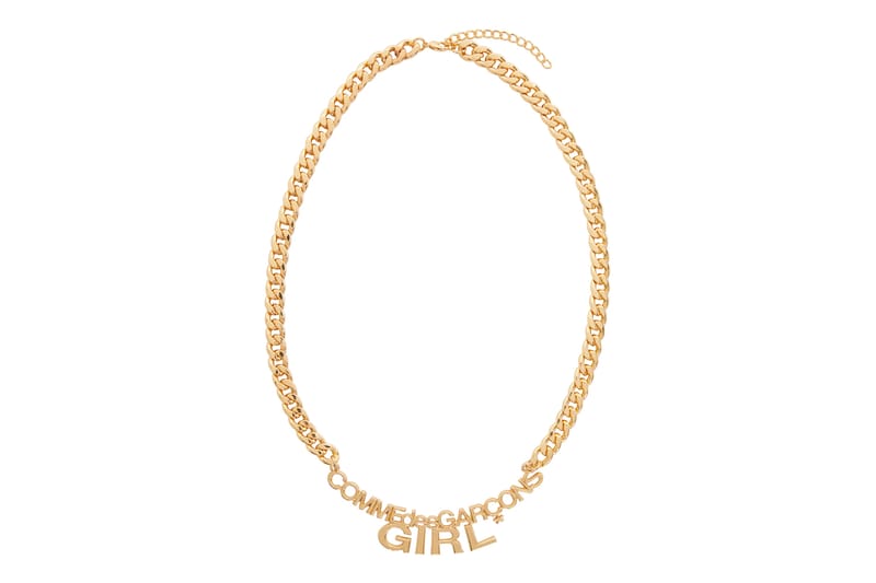 COMME des GARÇONS Girl Gold Chain Logo Necklace | Hypebae