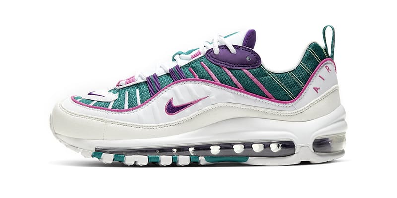 Pink and purple air max 98 discount