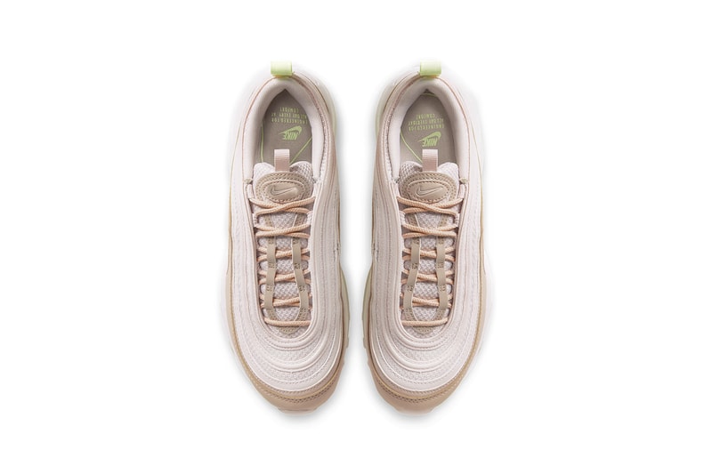 womens nike air max 97 pink white yellow green