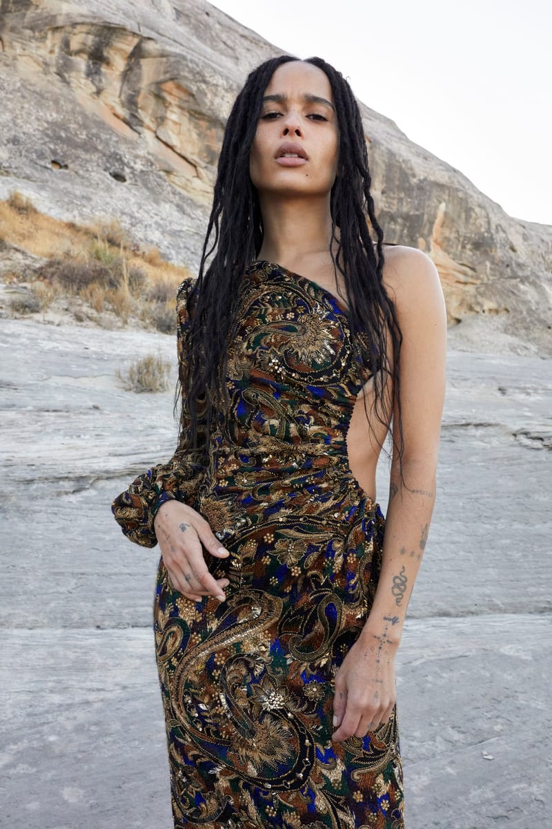 Saint laurent cheap zoe kravitz