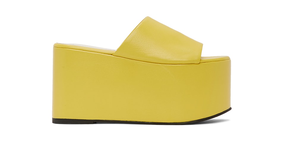 Simon Miller's Yellow Blackout Platform Sandals | Hypebae