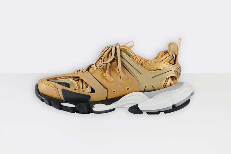 Gold balenciaga shoes online