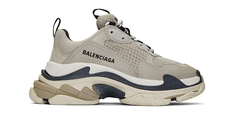 balenciaga triple beige