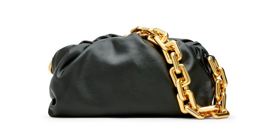 Bottega Veneta Black Pouch Bag Gold Chain Release | Hypebae