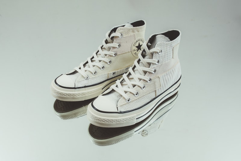 Converse store patchwork plimsolls