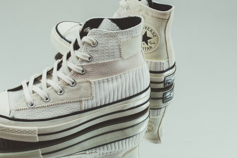 leather patchwork chuck 70 high top