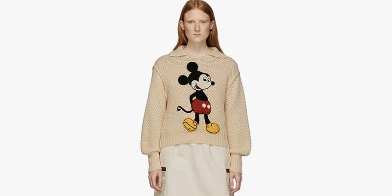 Gucci outlet mickey knit