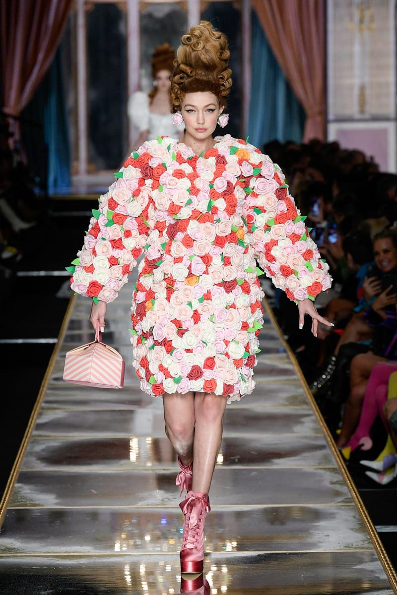 Moschino flower outlet coat