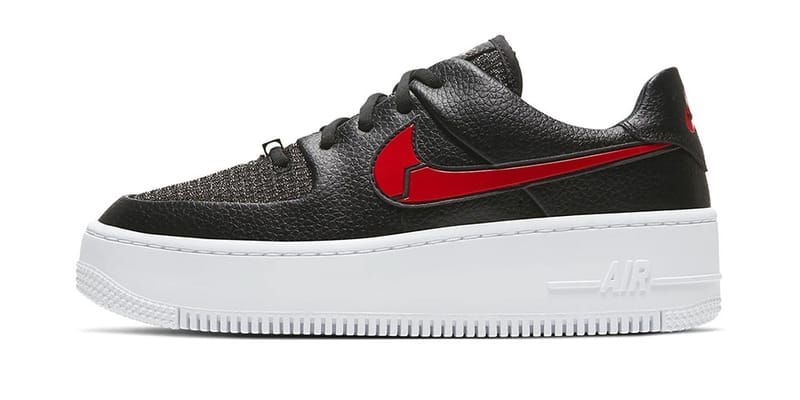 Nike air force 1 sage low sneakers in outlet black