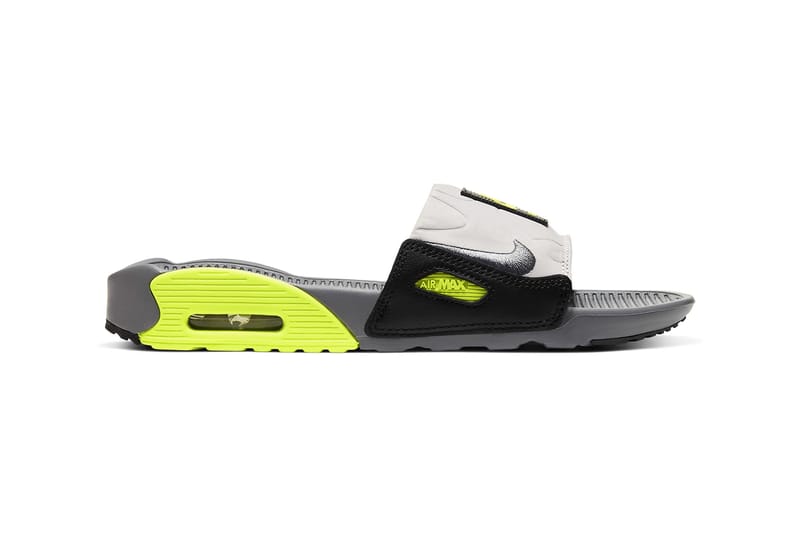 Neon green store nike sandals