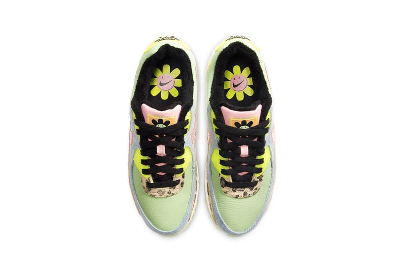 Air max 90 lx 2024 illusion green/sunset pulse women's