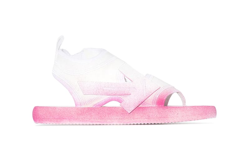 Off white pink discount sandals