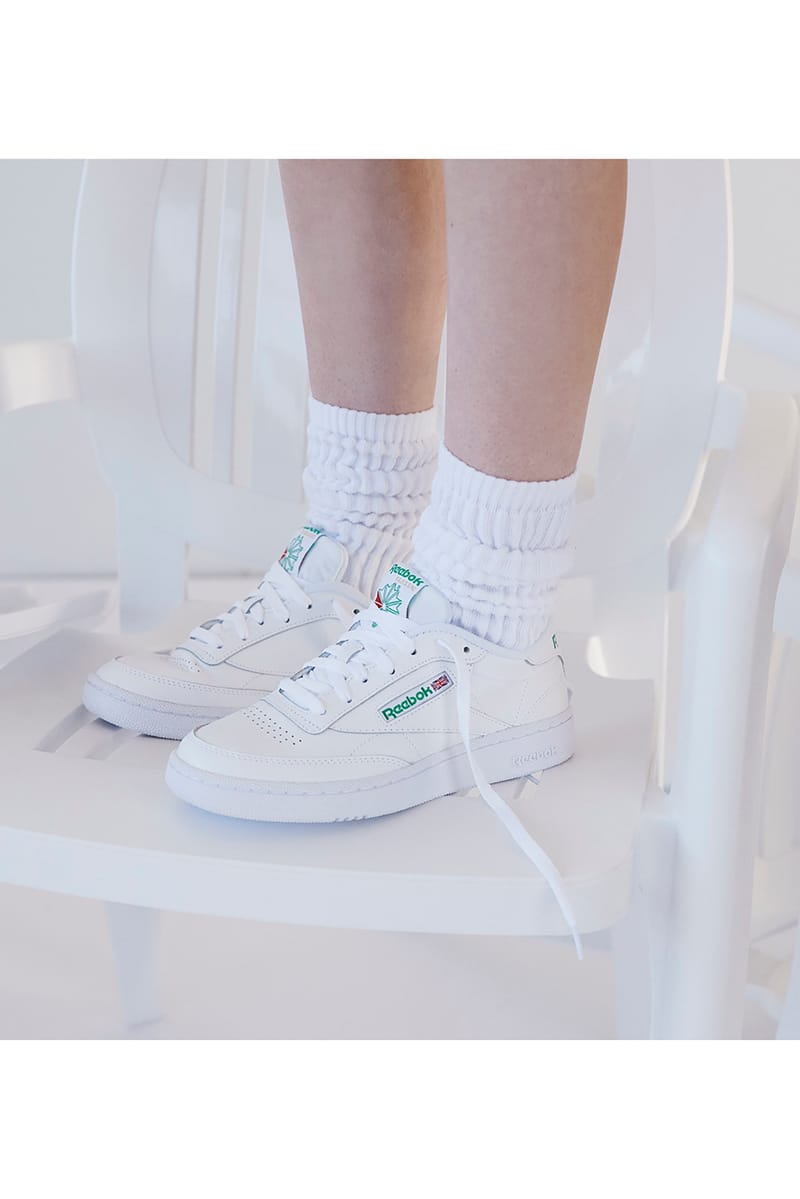 Reebok sparkle clearance white sneakers