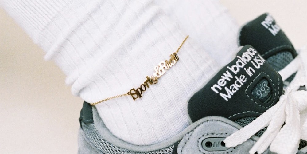 Shop Sporty & Rich's Gold Plated Anklet Hypebae