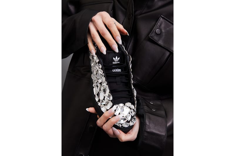 032c Swarovski Encrusted adidas Campus Sneakers Hypebae