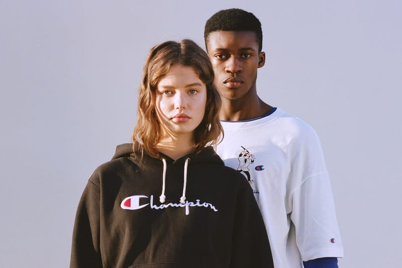 Champion shop neon hoodie