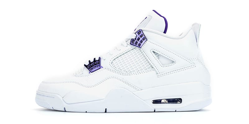 White purple and hot sale teal jordans