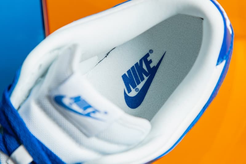 dunk low white orange blaze