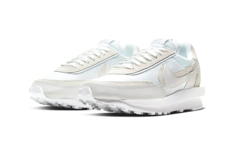 sacai x Nike LDV Waffle White Black Nylon Release Hypebae