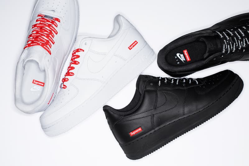Official Look at Supreme x Nike Air Force 1 Low | Hypebae