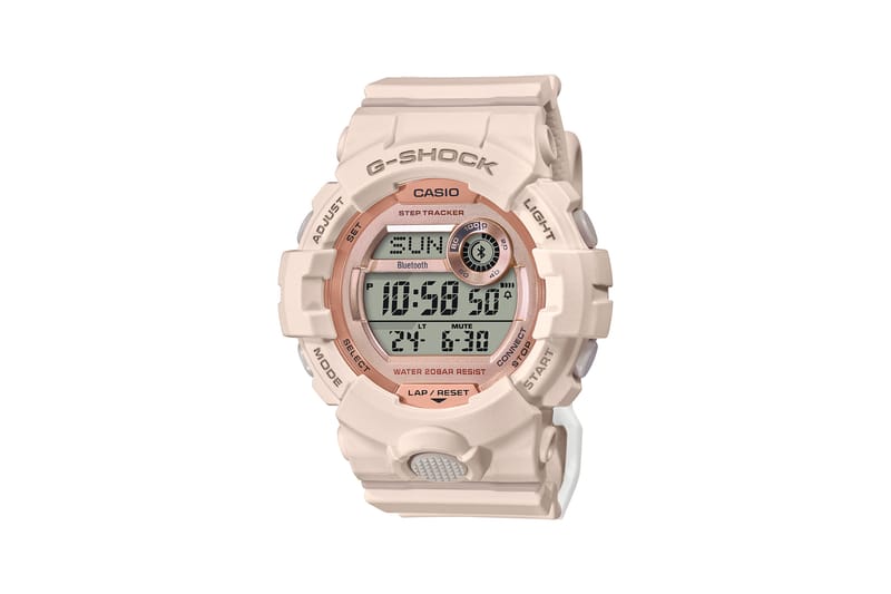 G shock womens on sale black and rose gold