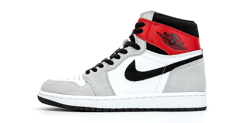 Grey and red jordan 1 hotsell