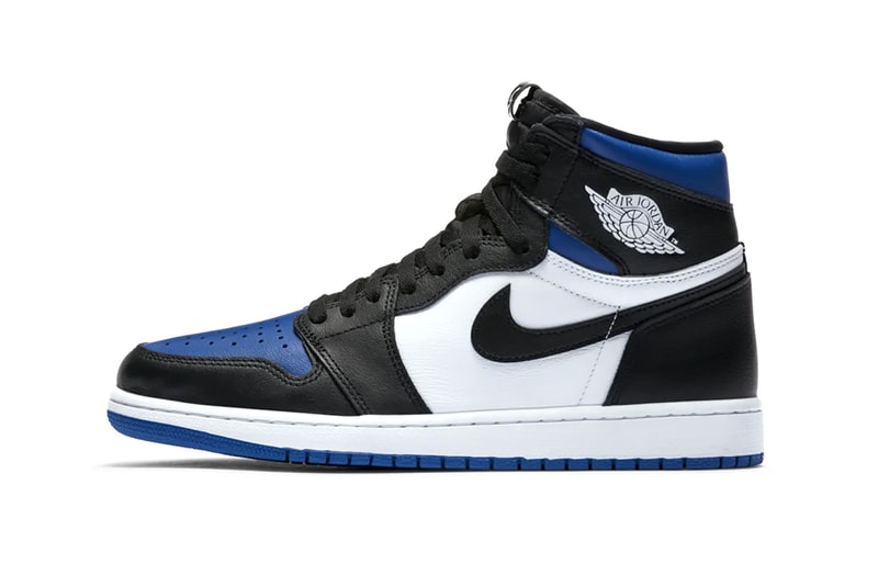 jordan 1 blue and black and white