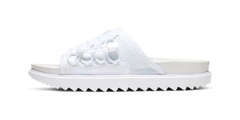 Shop Nike Asuna Slide in White Lace Up Style Hypebae