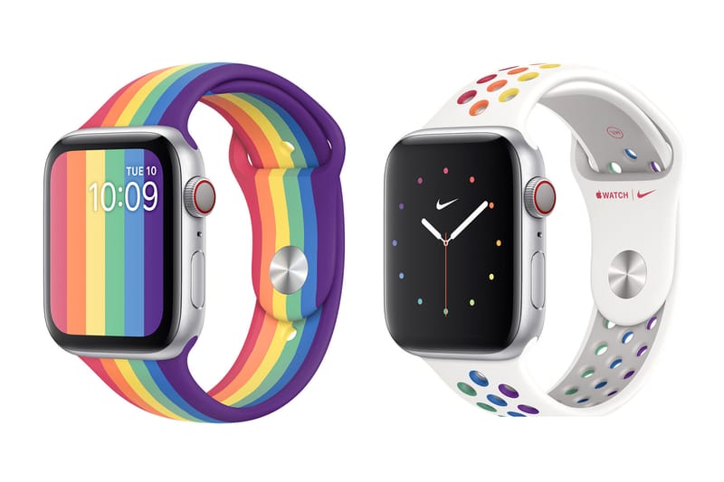 Nike rainbow 2025 apple watch band