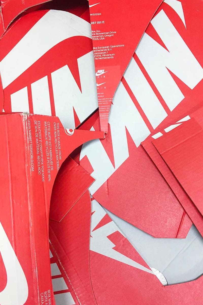Nike Shoebox Used to Craft Dior Saddle Bag Hypebae