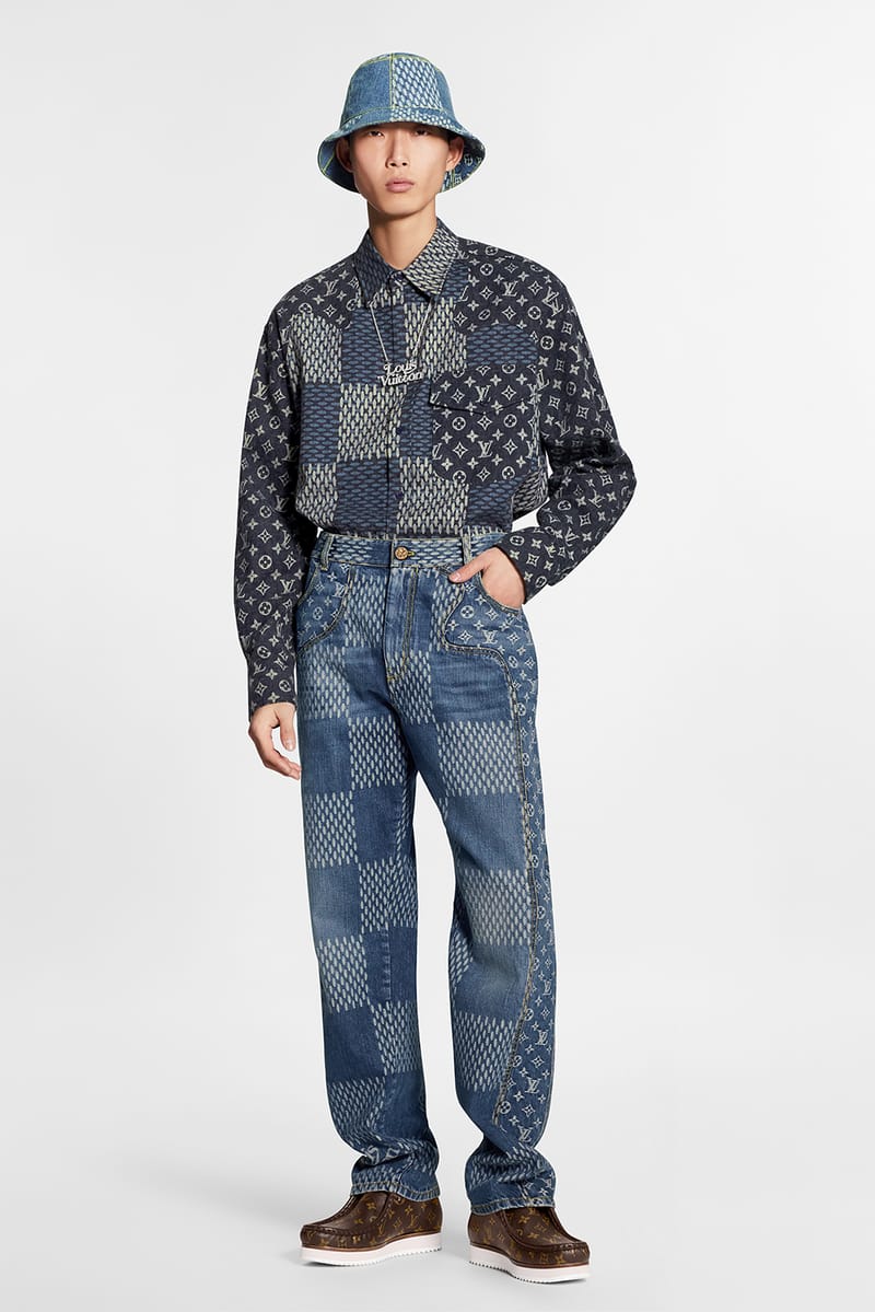 Sweatshirt Louis Vuitton x Nigo Blue size 44 FR in Cotton - 31590262