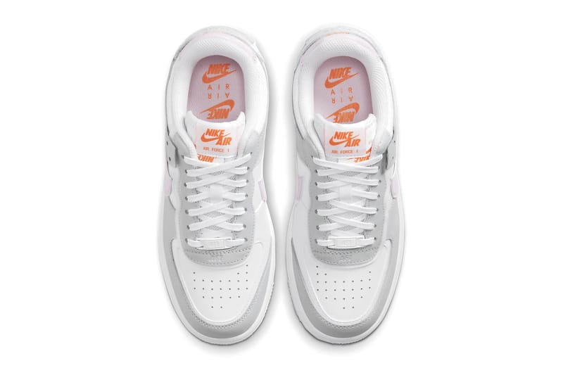 Nike air force 1 shop shadow grey and orange