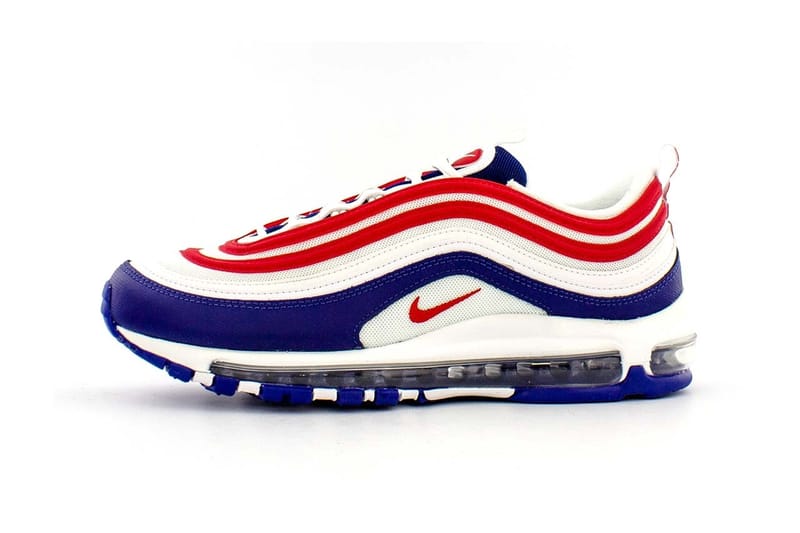 Air max 97 on sale blue red white