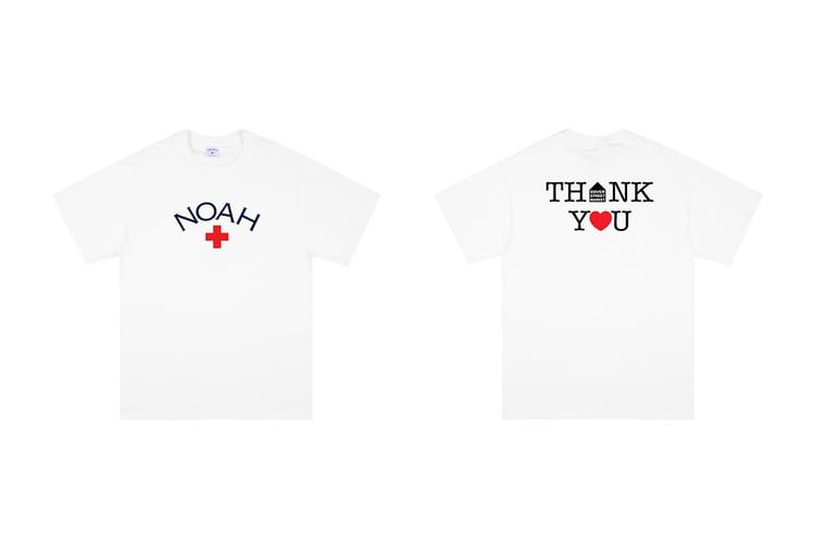 DSM x NOAH COVID-19 Thank You Core Logo T-Shirt | HYPEBAE