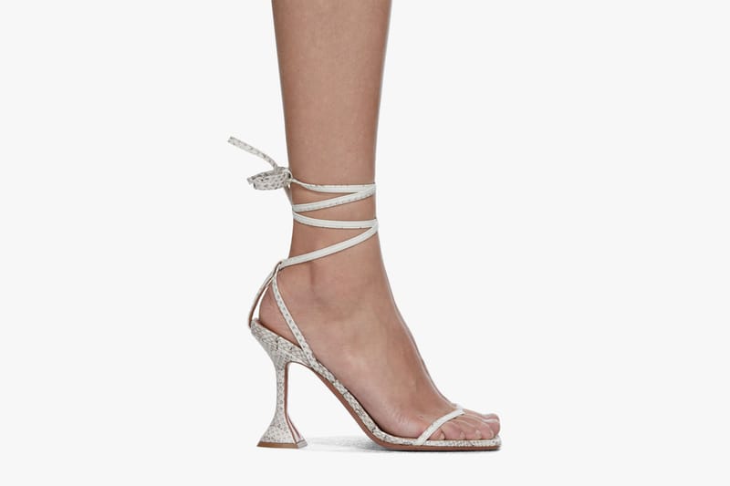 Amina muaddi strappy discount heels