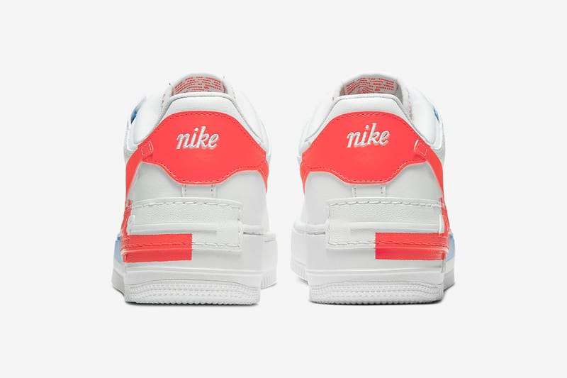 Nike air force 1 neon orange eyeshadow top