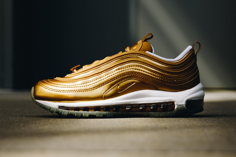 gold air max 97 womens