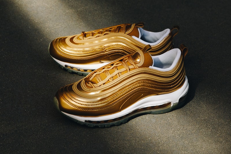 gold air max 97 womens