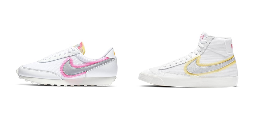 nike daybreak pink yellow