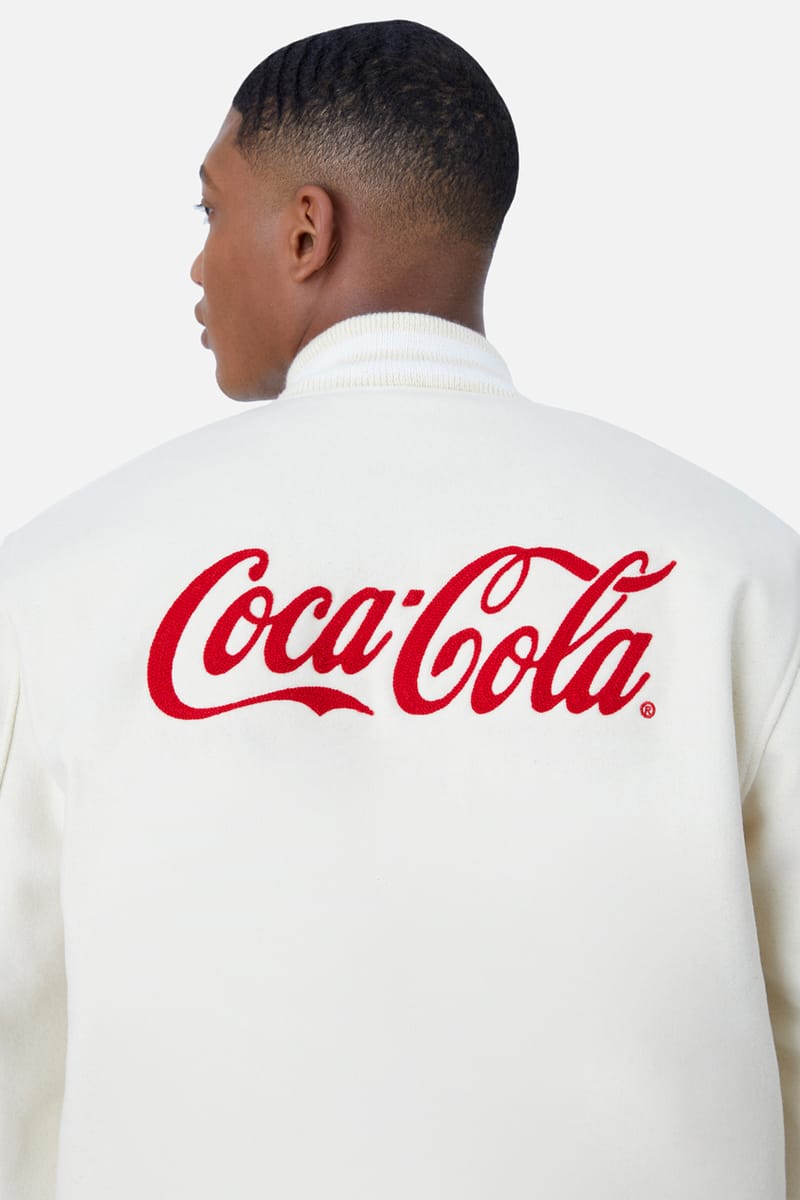 Kith coca shop cola varsity jacket