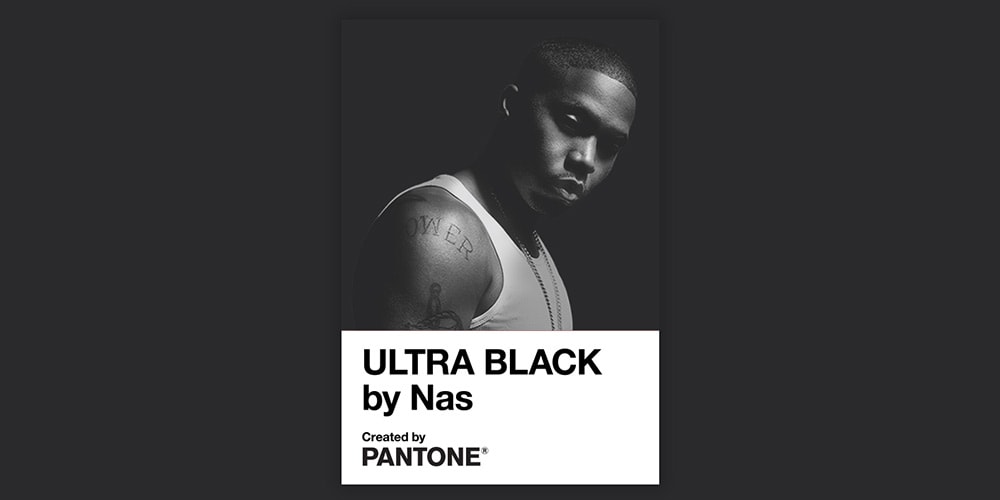 Pantone Announces "Ultra Black By Nas" Color Hypebae