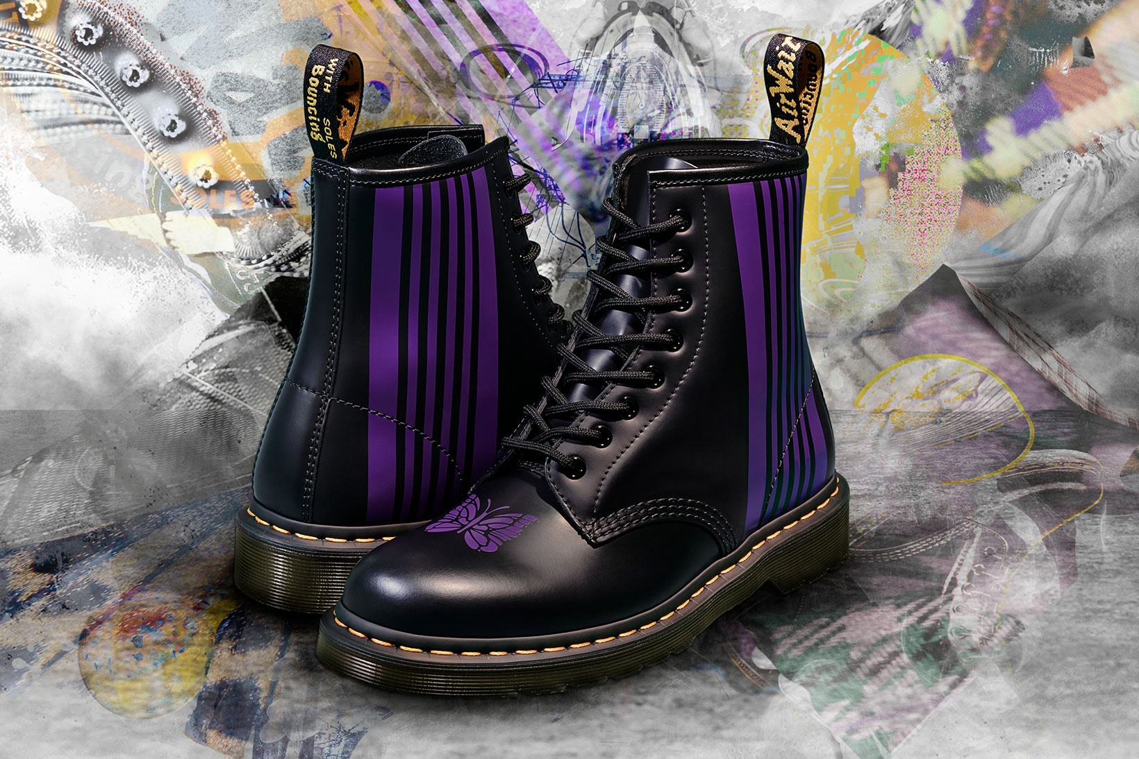 Needles x Dr. Martens 1460 Remastered Collab | Hypebae