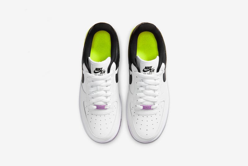 Nike air force 1 '07 white and fluro green sneakers shop