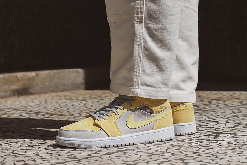 Nike Air Jordan 1 Mid SE Pastel Blue and Yellow Hypebae