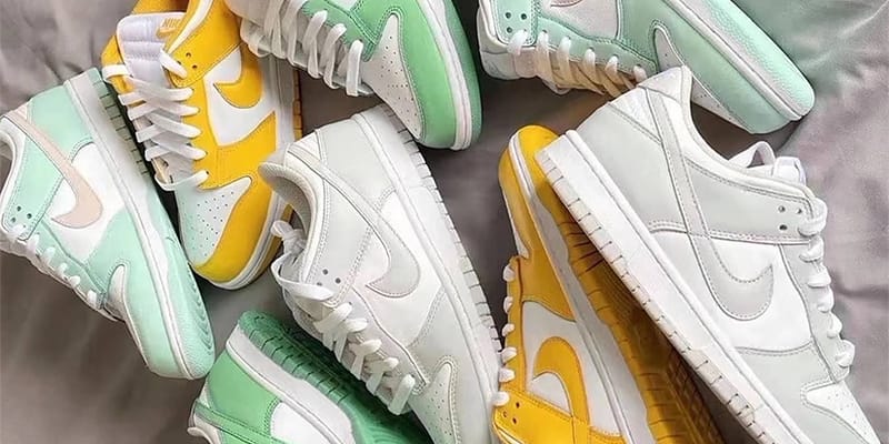 nike-dunk-low-sneakers-yellow-