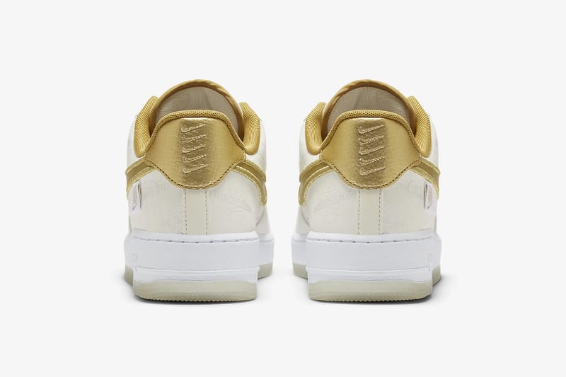 Nike Japan Gold & White Air Force 1'07 LV8 | Hypebae
